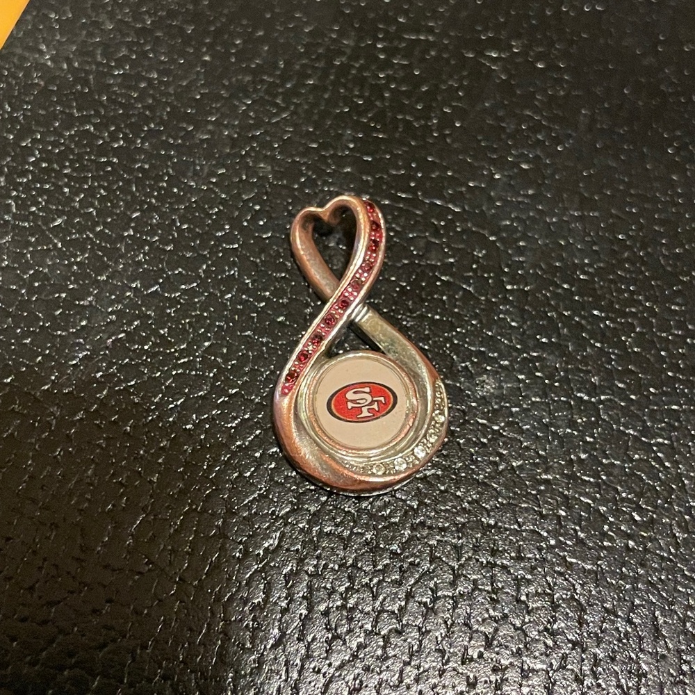 San Francisco 49ers Infinity Necklace Pendant